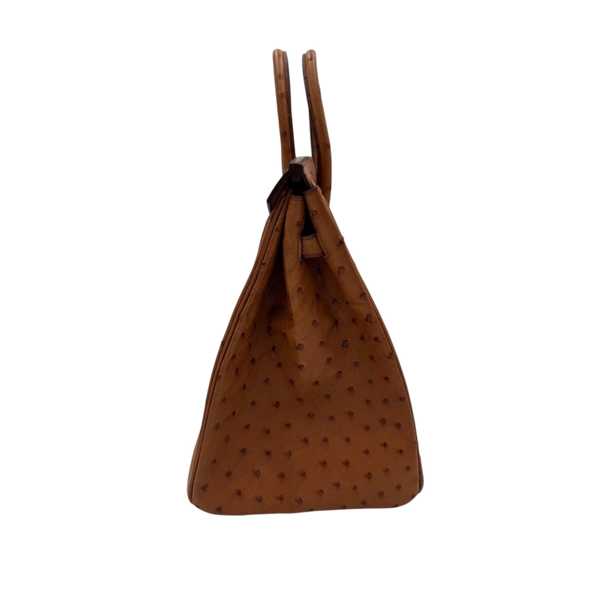 Hermès Birkin 35 Ostrich Cognac Gold