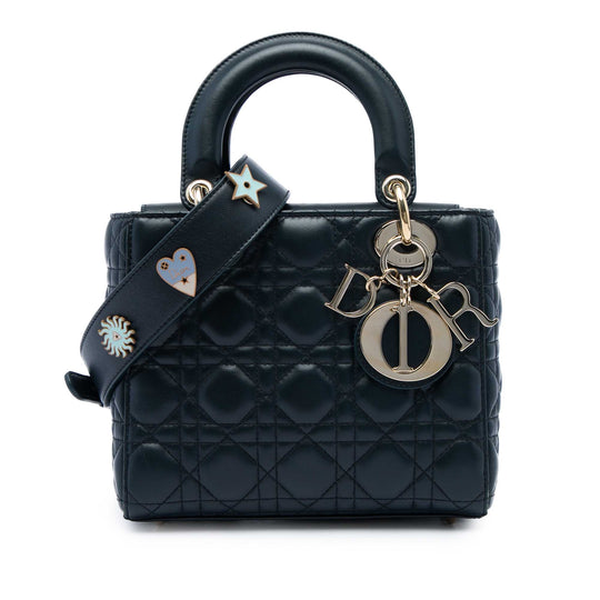 Dior My ABCDior Lady Dior Small Black Lambskin Cannage