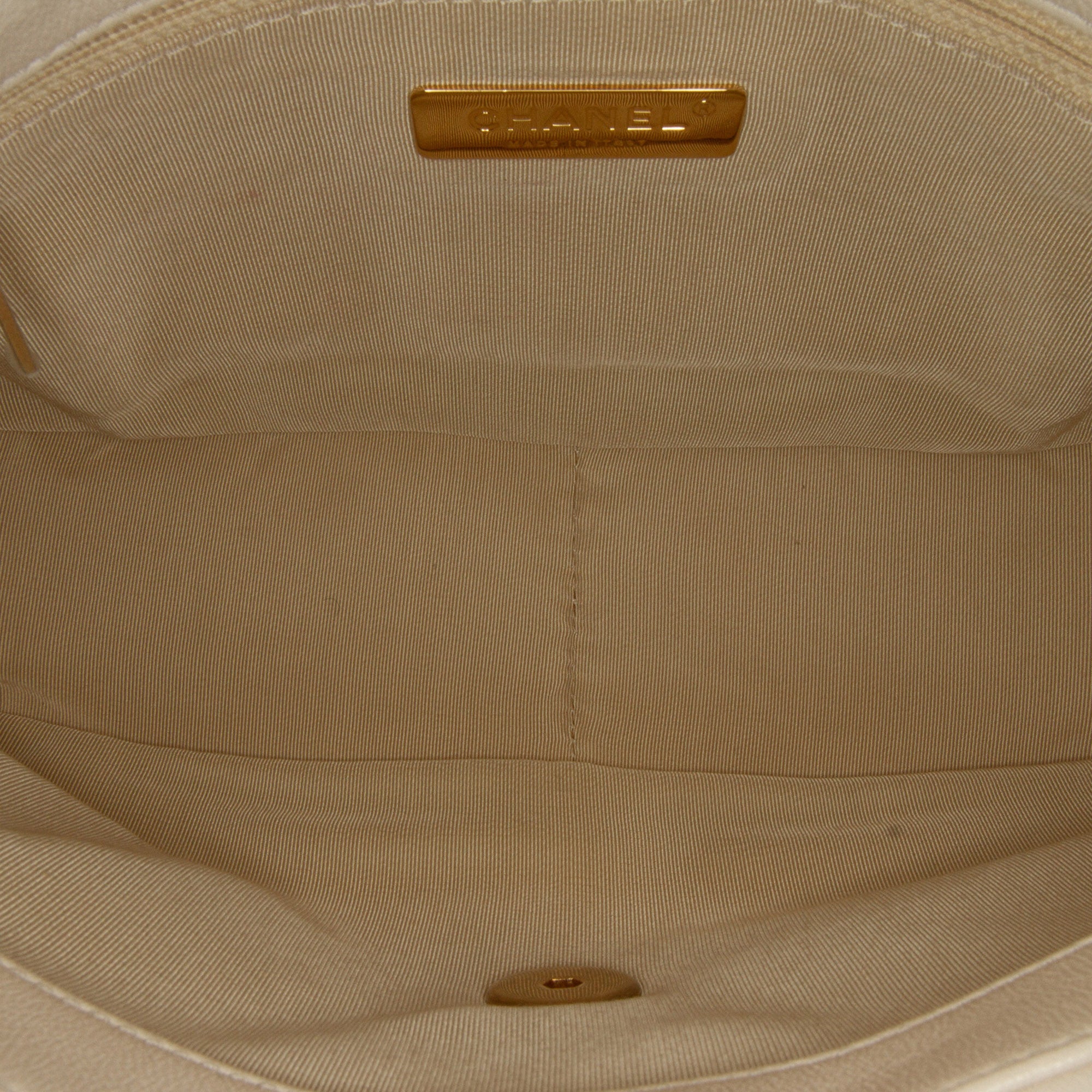 Chanel 19 Flap Bag Medium Light Brown Lambskin Gold