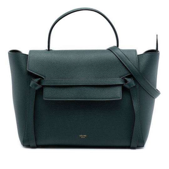 Celine Belt Bag Mini Green Calfskin