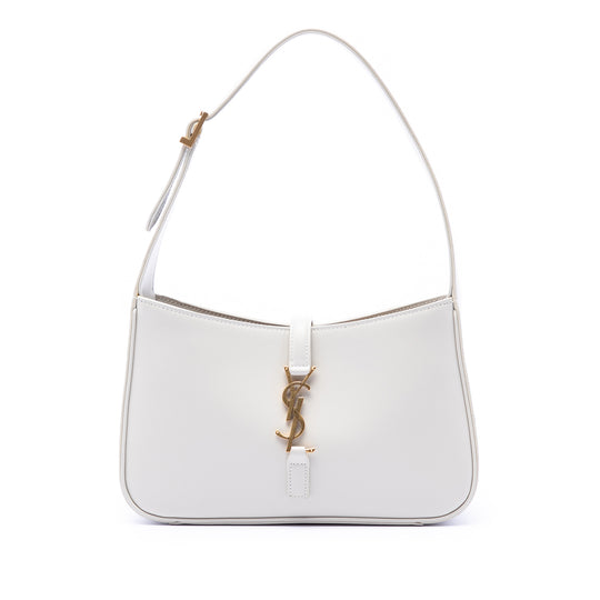 Saint Laurent Le 5 a 7 White Calfskin