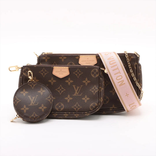 Louis Vuitton Multi Pochette Accessoires Brown Monogram Canvas