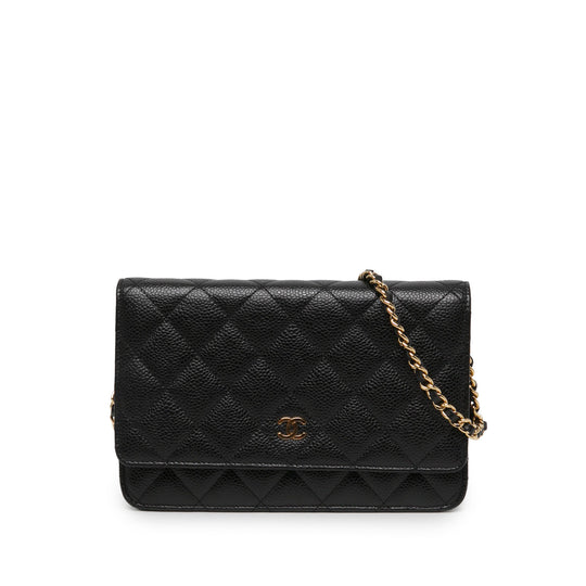 Chanel Wallet on Chain Black Caviar
