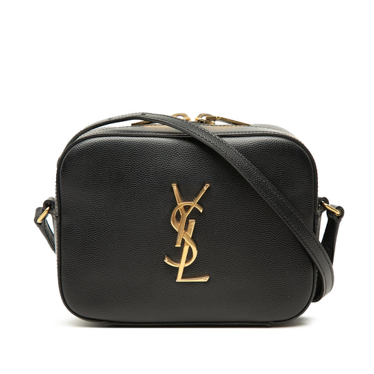 Saint Laurent Classic Monogram Camera Bag Black Calfskin