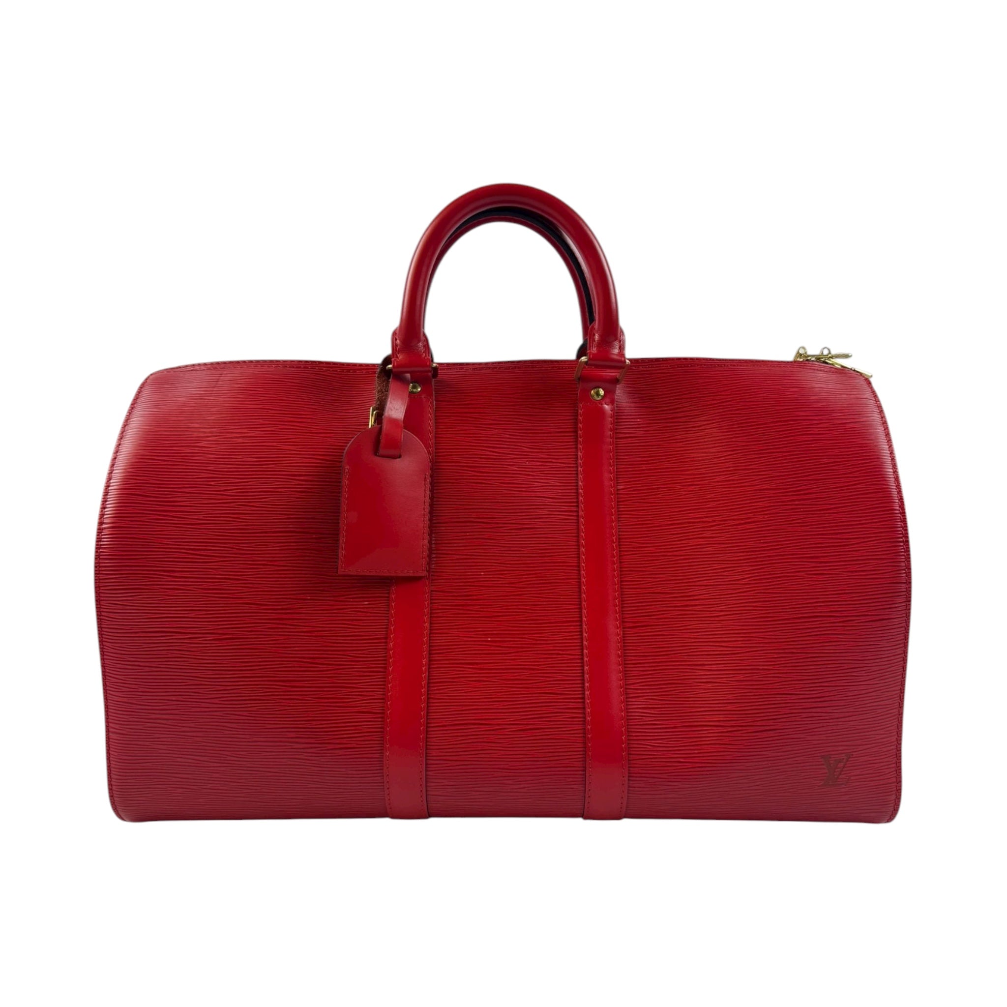 Louis Vuitton Keepall 45 Red Epi