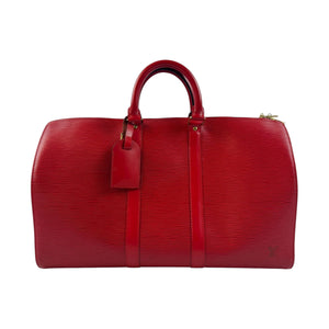 Louis Vuitton Keepall 45 Red Epi