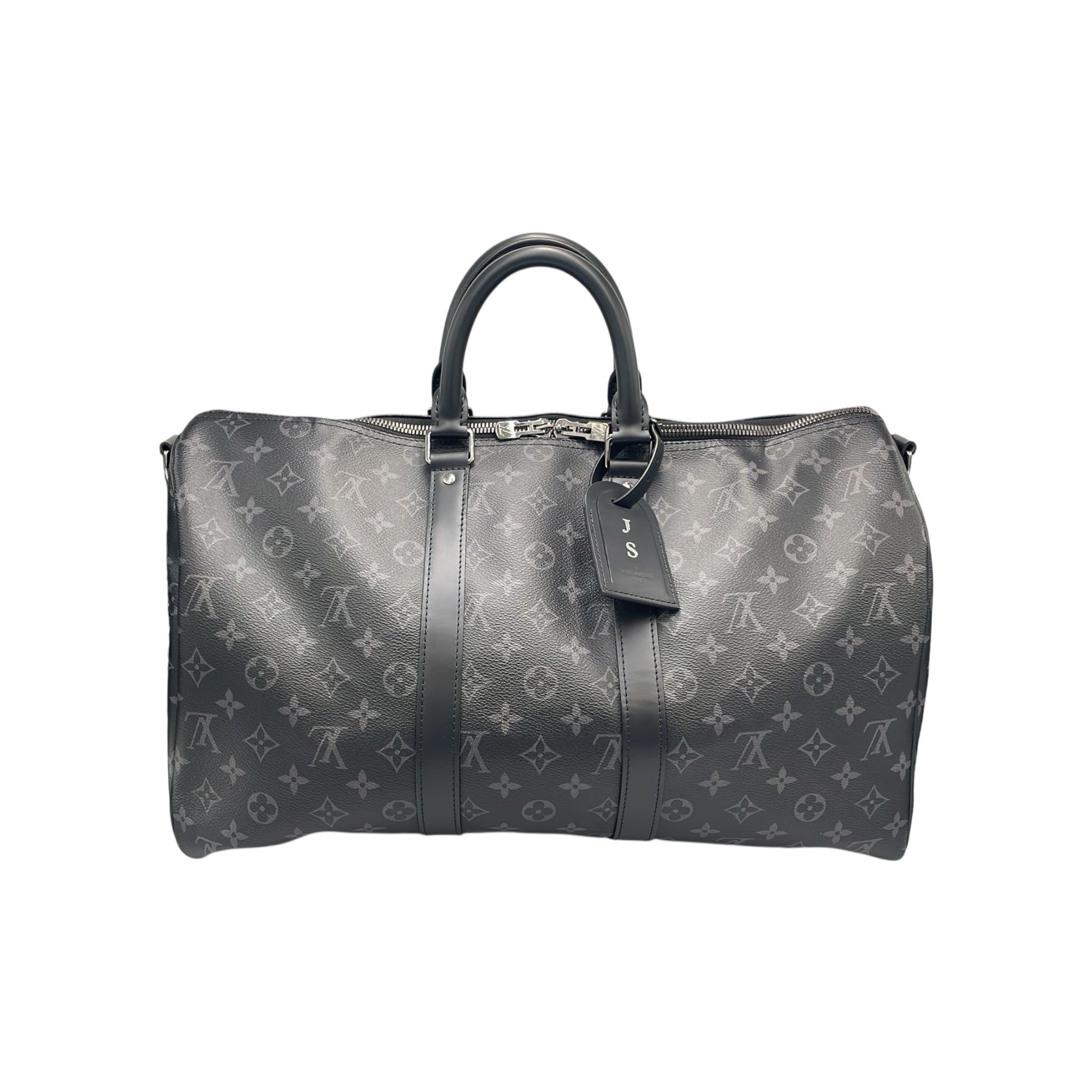 Louis Vuitton Keepall 45 Bandoulière Black Monogram Eclipse