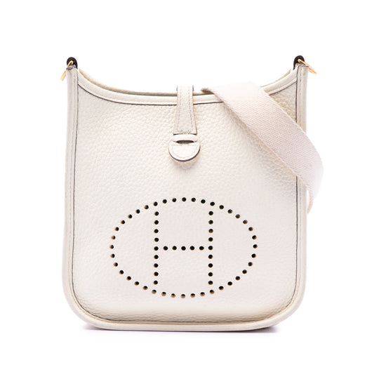 Hermès Evelyne 16 White Clemence