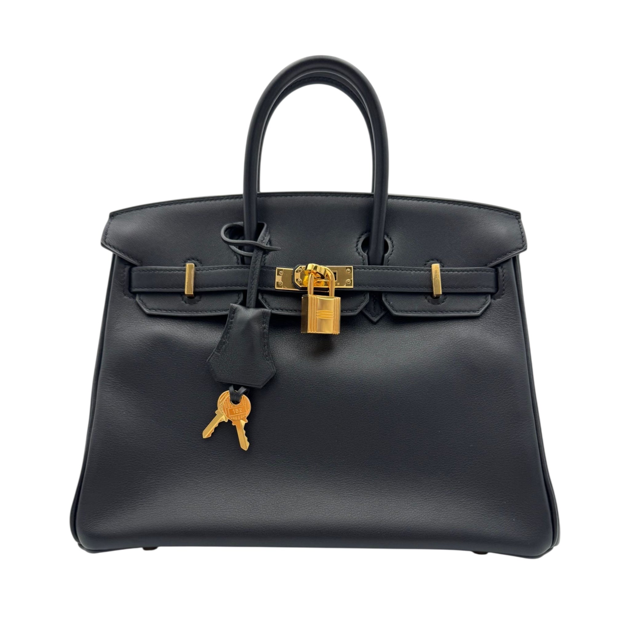 Hermès Birkin 25 Black Swift Gold