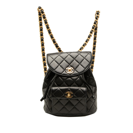 Chanel Duma Medium Black Lambskin