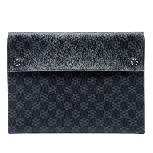 Louis Vuitton Alpha Pochette GM Damier Graphite Canvas