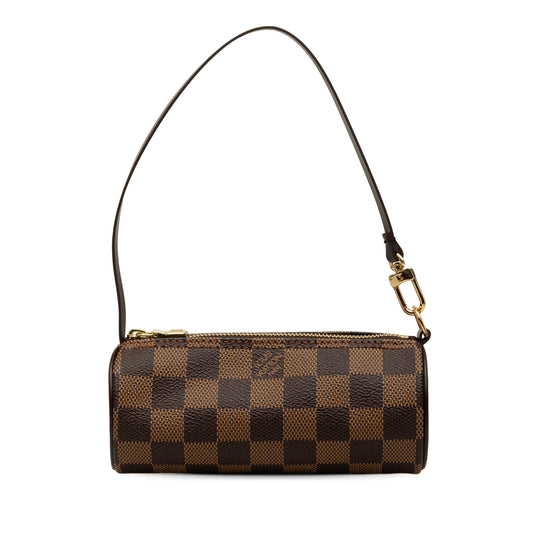 Louis Vuitton Papillon Pochette Damier Ebene Canvas