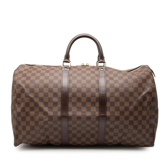 Louis Vuitton Keepall 50 Damier Ebene Canvas