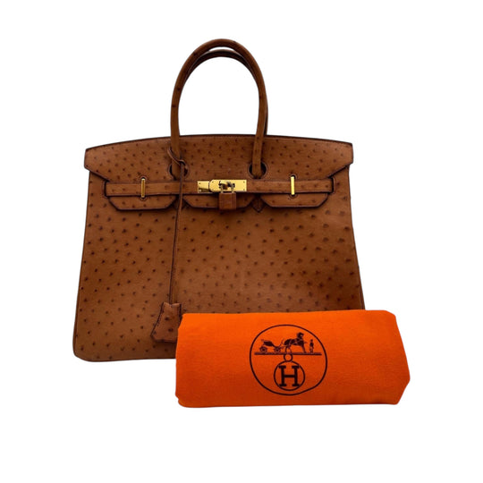 Hermès Birkin 30 olive vert autruche palladium