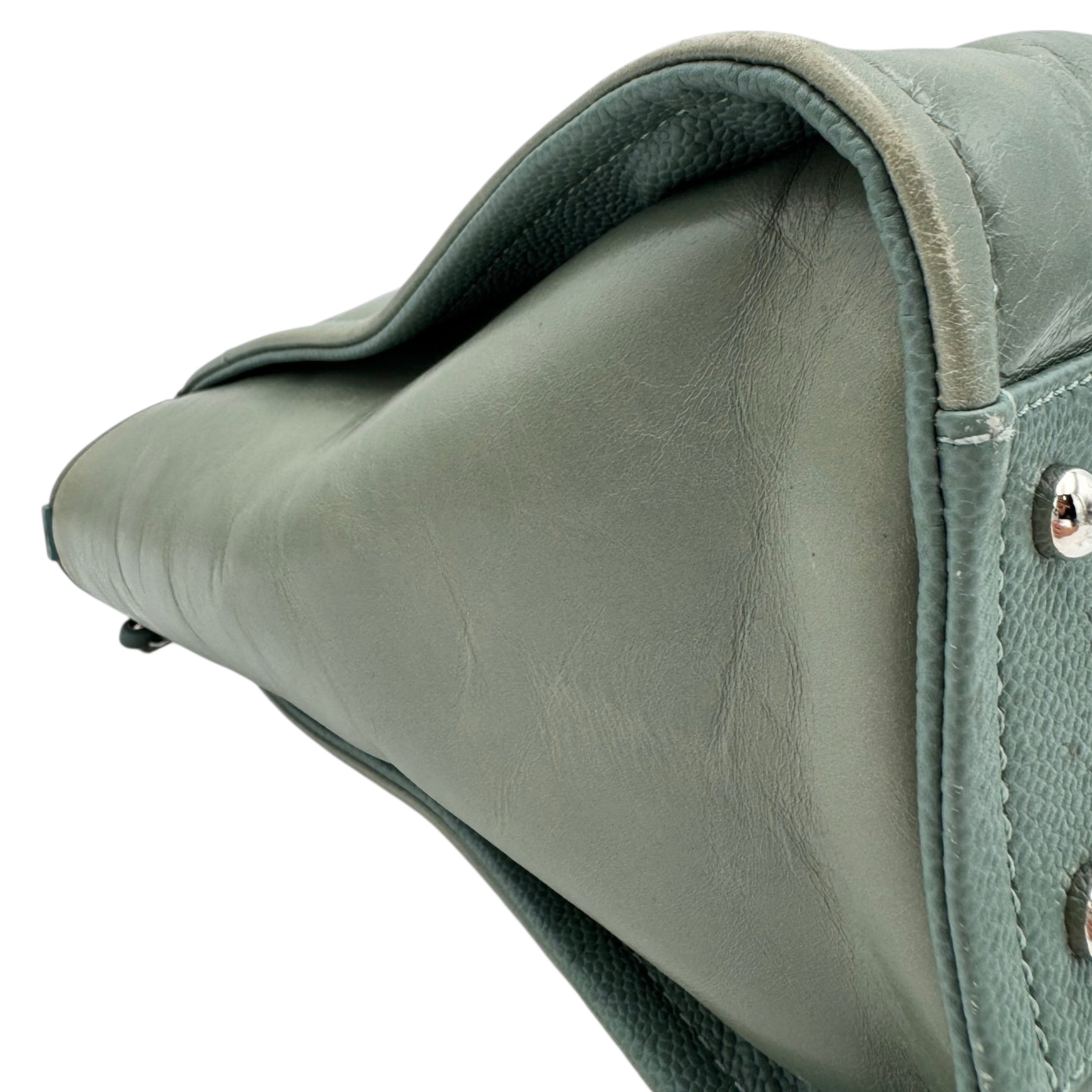 Chanel Tote Bag Black Coated Canvas