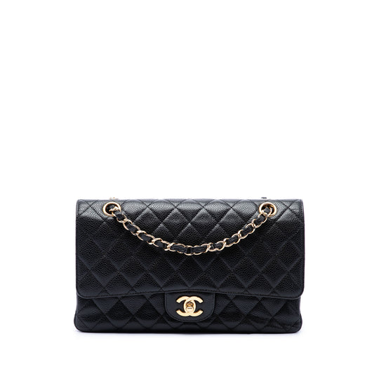Chanel Classic Double Flap Medium Black Caviar