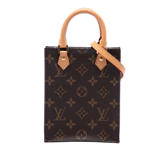 Louis Vuitton Petit Sac Plat Monogram Canvas