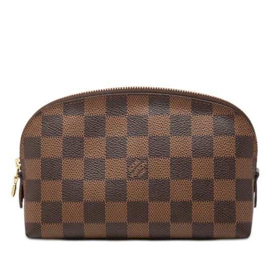 Louis Vuitton Cosmetic Pouch PM Damier Ebene Canvas