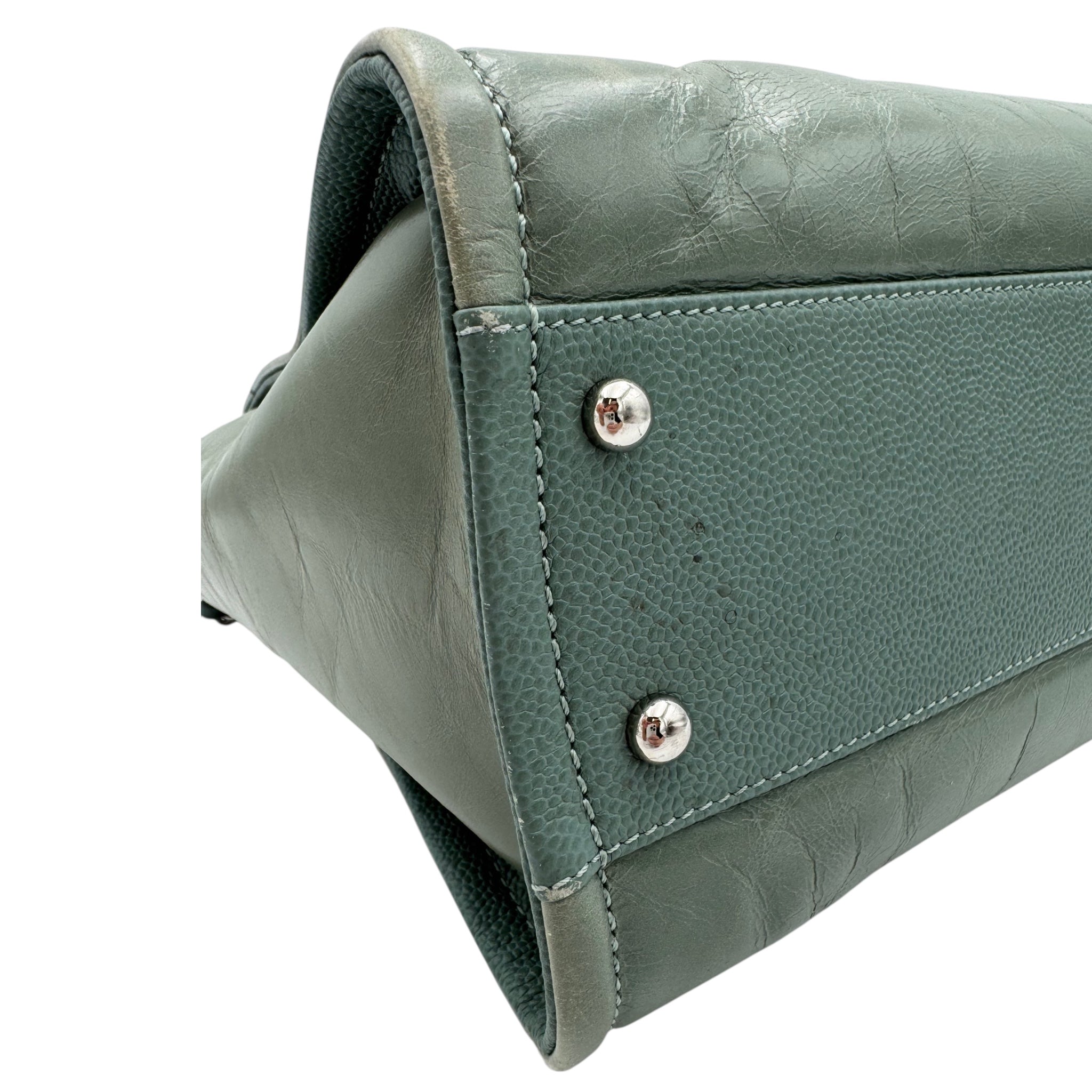 Chanel Tote Bag Black Coated Canvas