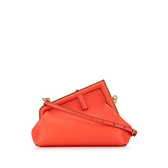 Fendi First Small Red Nappa Leather