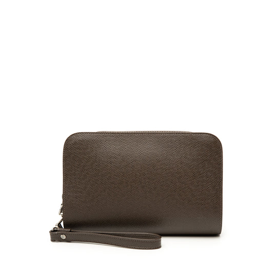 Louis Vuitton Pochette Baikal Brown Taiga Leather