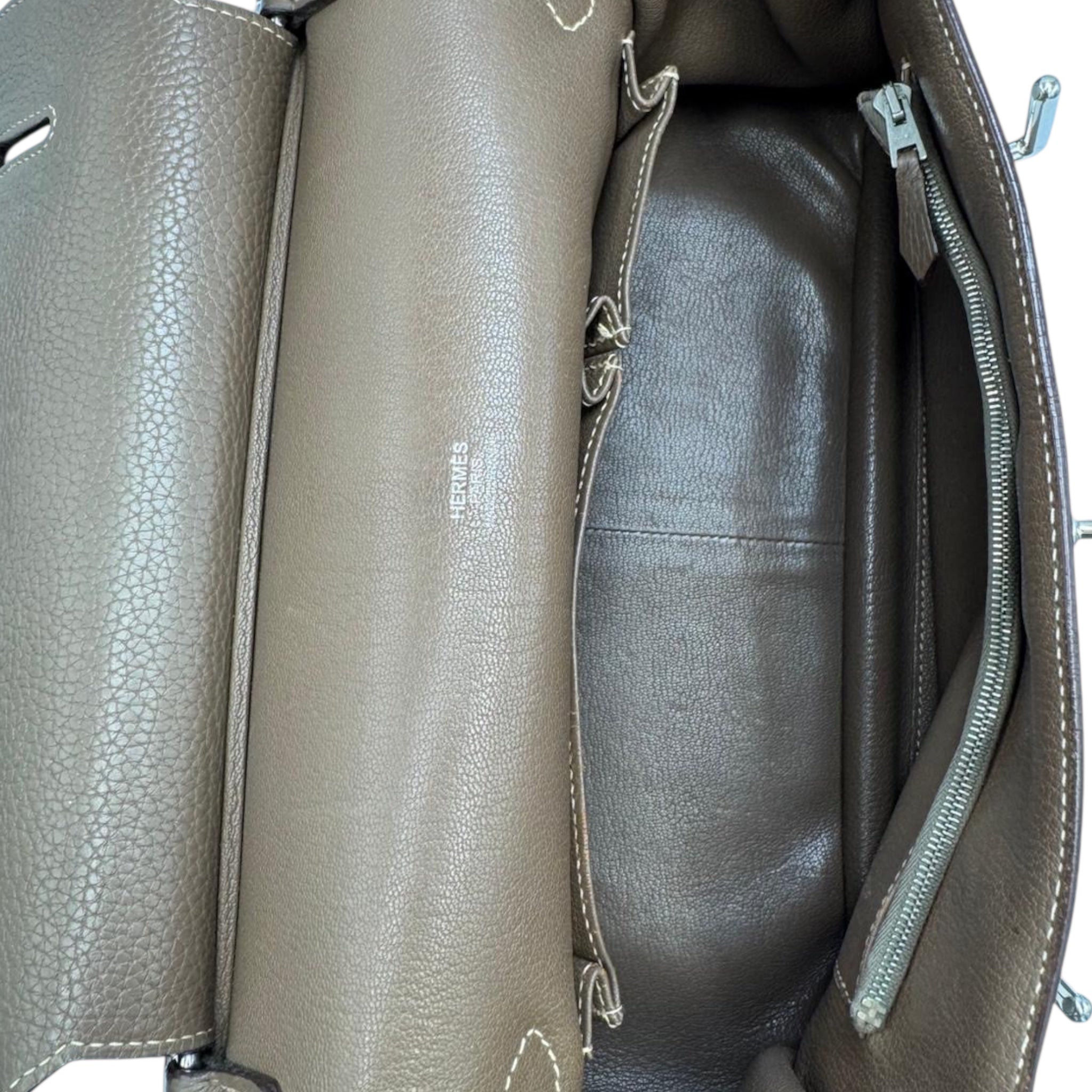 Hermès Jypsiere 34 Gris Clémence Palladium