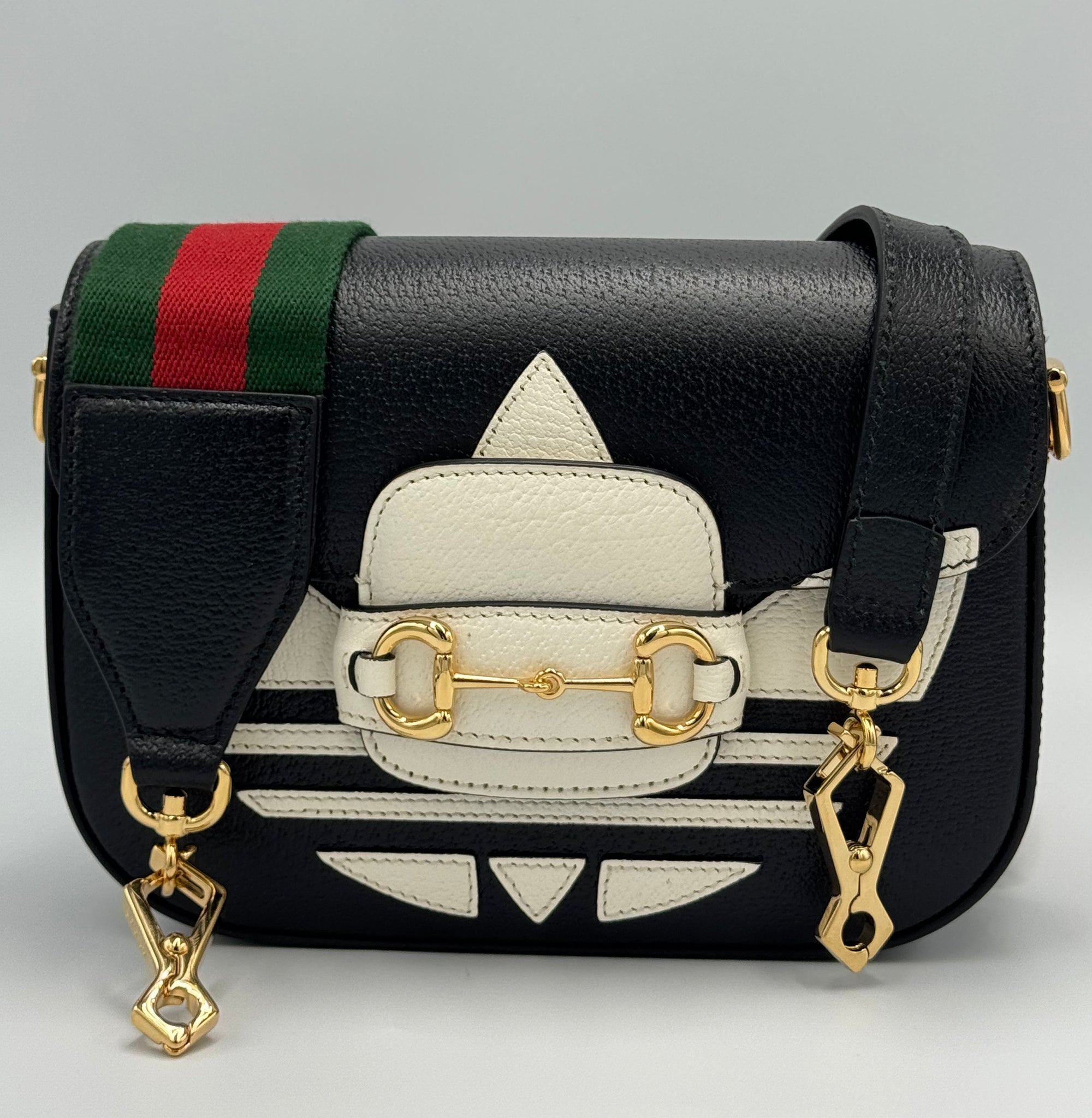Gucci X Adidas Hante Mini Brown Canvas