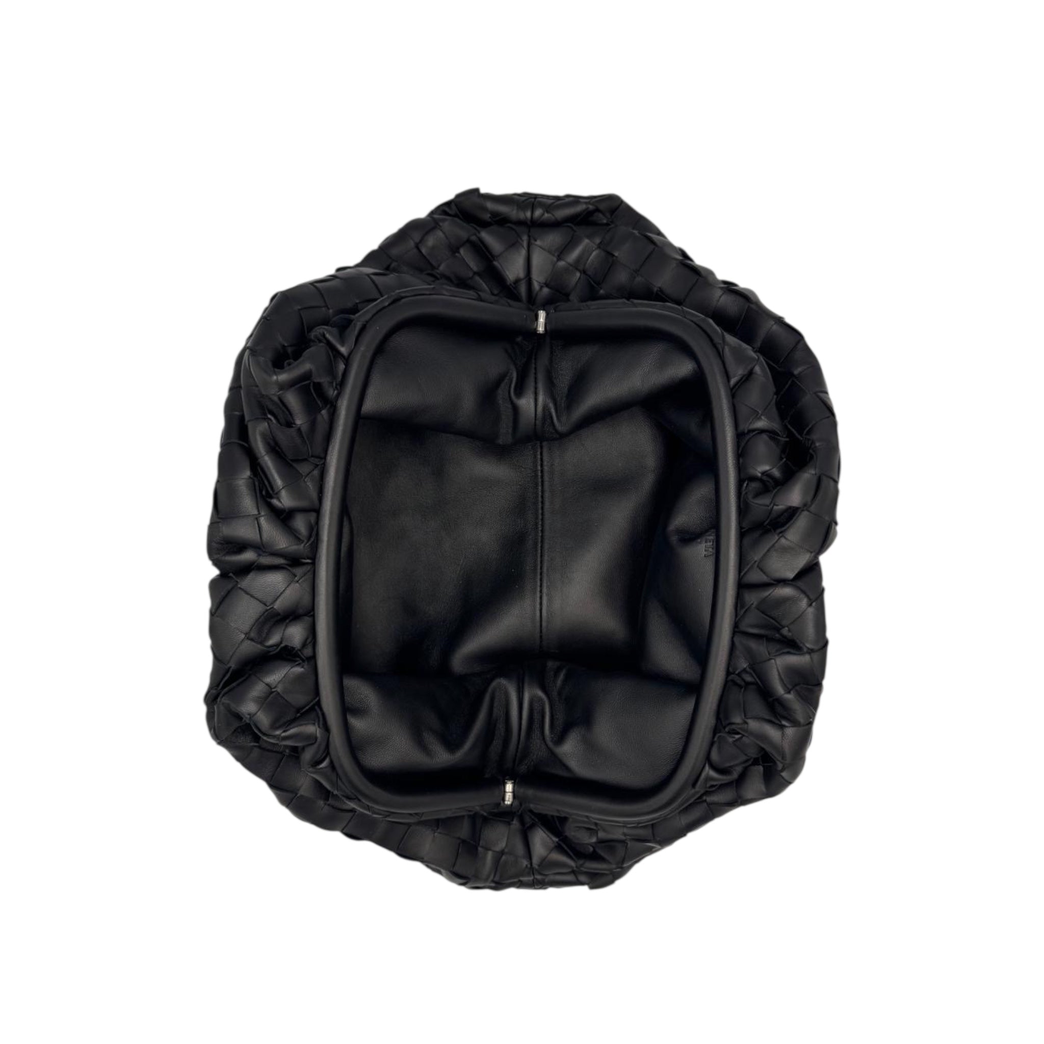Bottega Veneta The Pouch Clutch Black Intrecciato