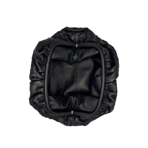 Bottega Veneta The Pouch Clutch Black Intrecciato