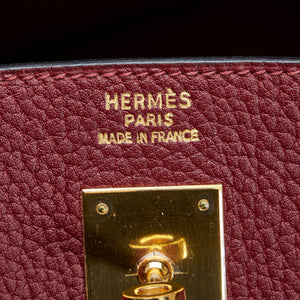 Hermès Birkin 40 Red Fjord Gold