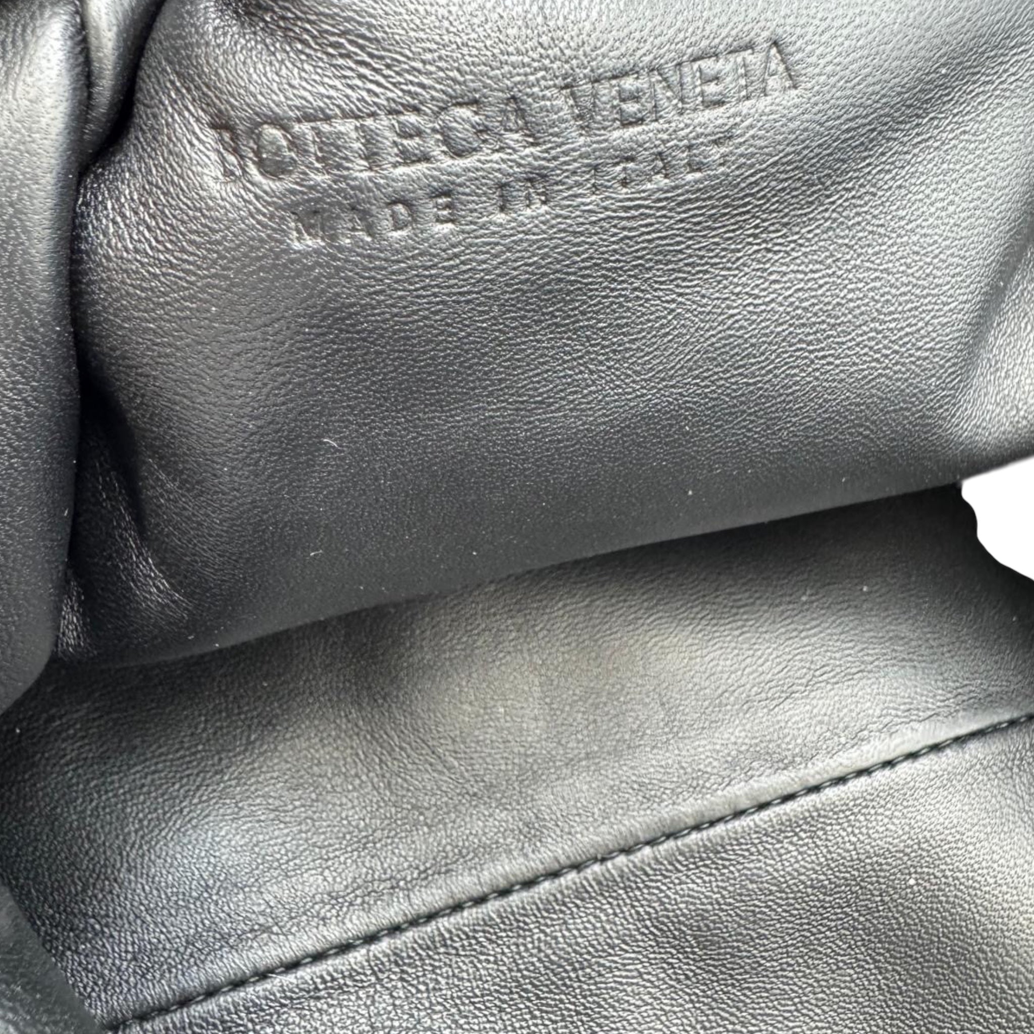 Bottega Veneta The Pouch Clutch Black Intrecciato