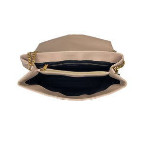 Yves Saint Laurent LouLou Large Beige Calfskin Gold
