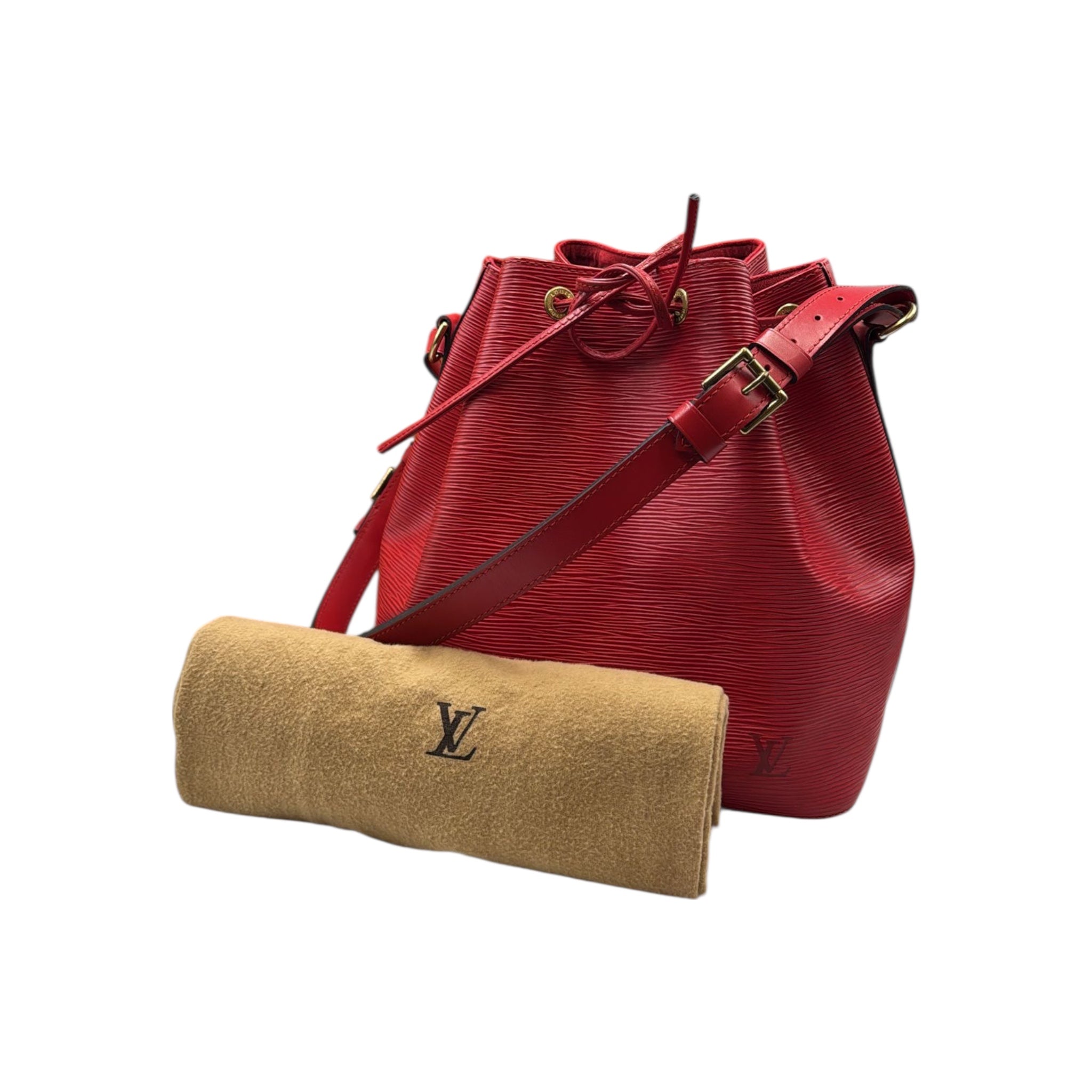 Louis Vuitton Petit Noé Red Epi