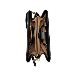 Gucci GG Marmont Tote Bag Medium Black Matelassé Gold