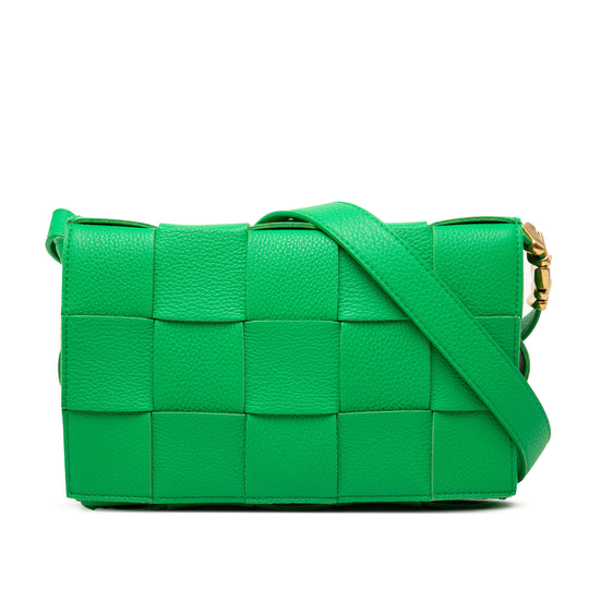Bottega Veneta Cassette Green Calfskin
