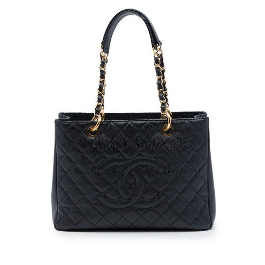 Chanel GST Grand Shopping Tote Black Caviar
