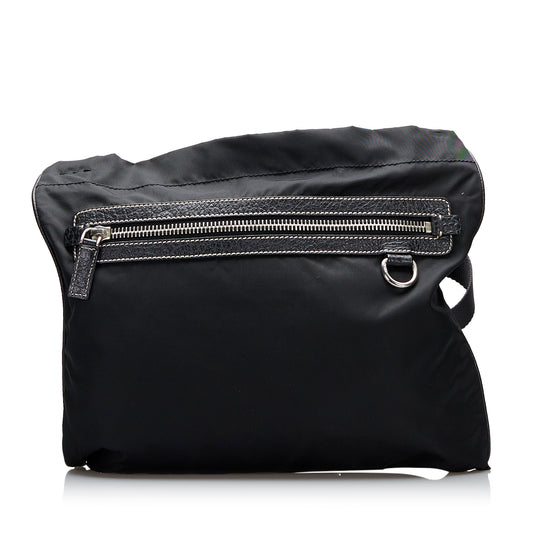 Borsa A Tracolla Prada Tessuto In Nylon Nero