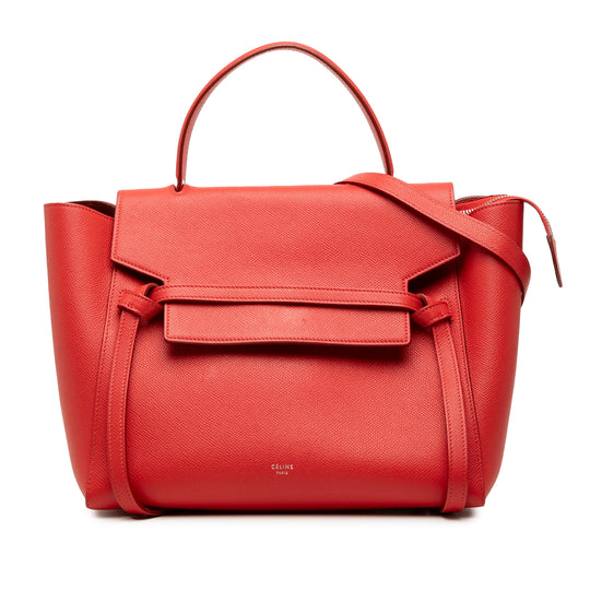 Celine Belt Bag Mini Red Calfskin