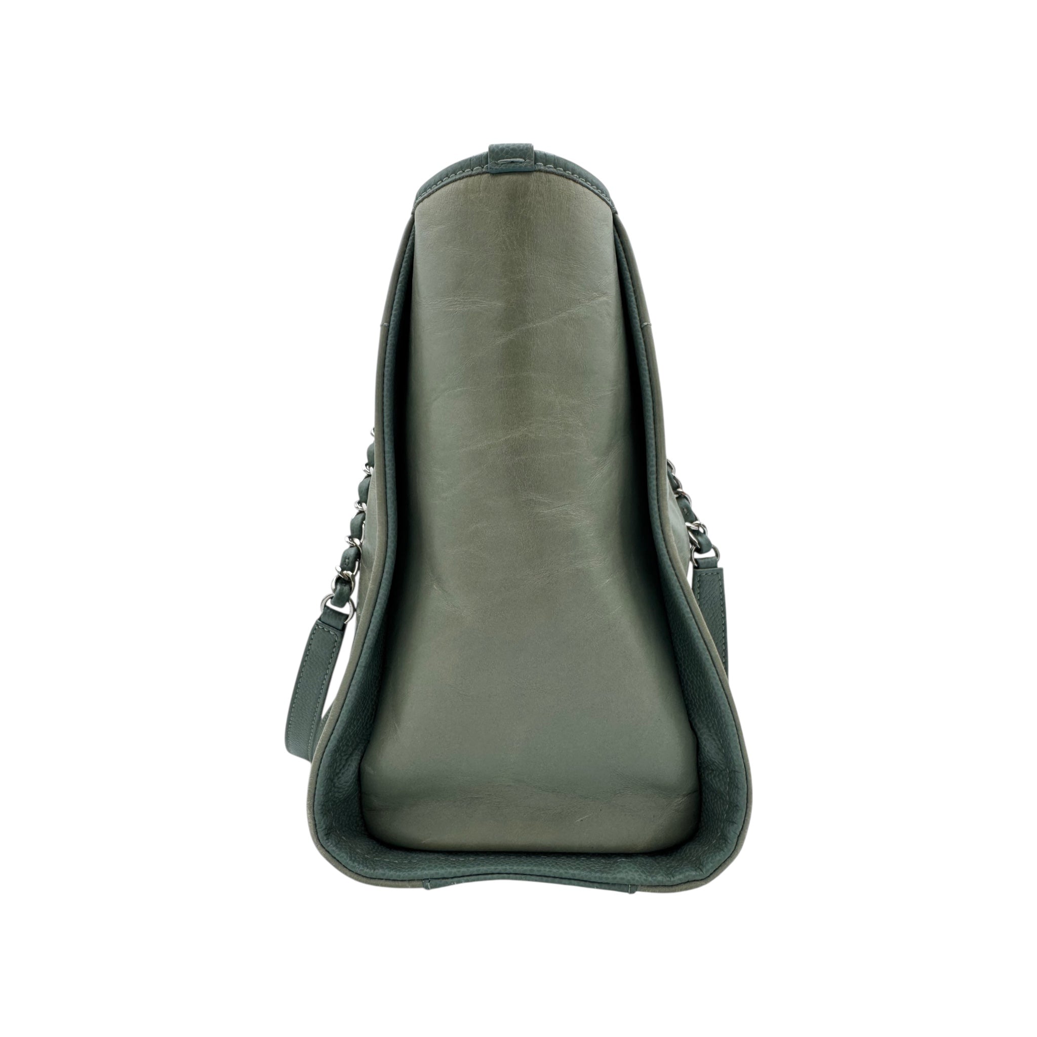 Chanel Tote Bag Black Coated Canvas