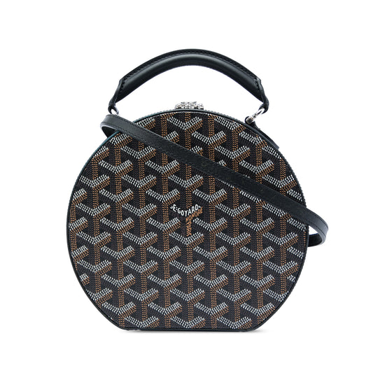 Goyard Alto Hatbox Black Coated Canvas