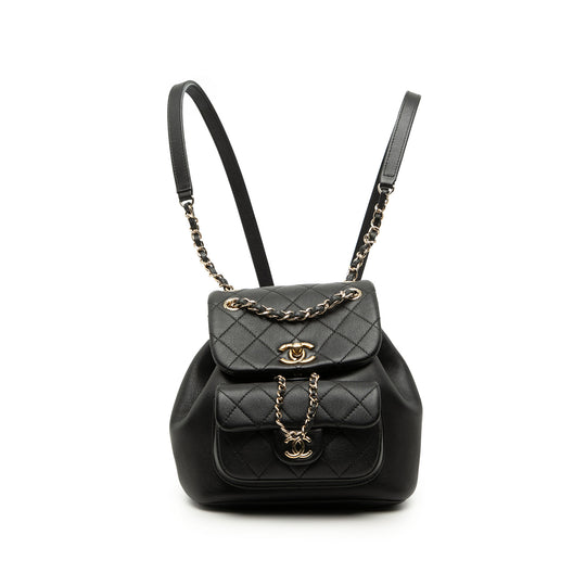 Chanel Duma Small Black Lambskin