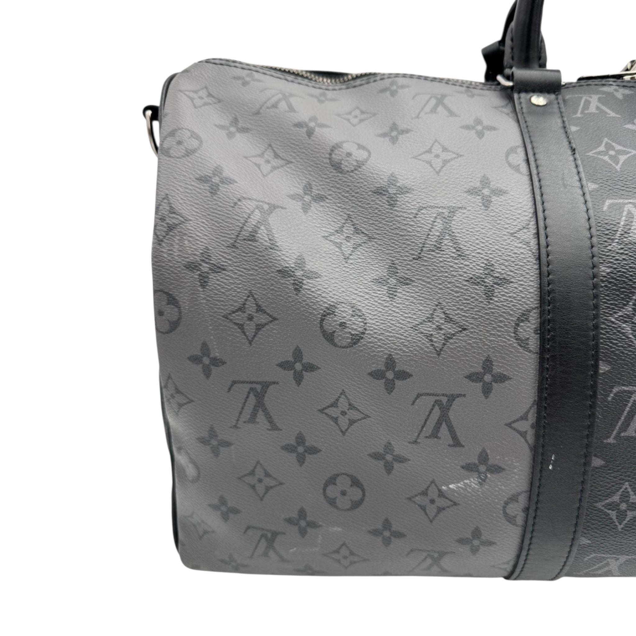 Louis Vuitton Keepall 50 Bandoulière Monogram Eclipse Canvas