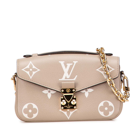 Louis Vuitton Pochette Métis East West Brown Monogram Empreinte