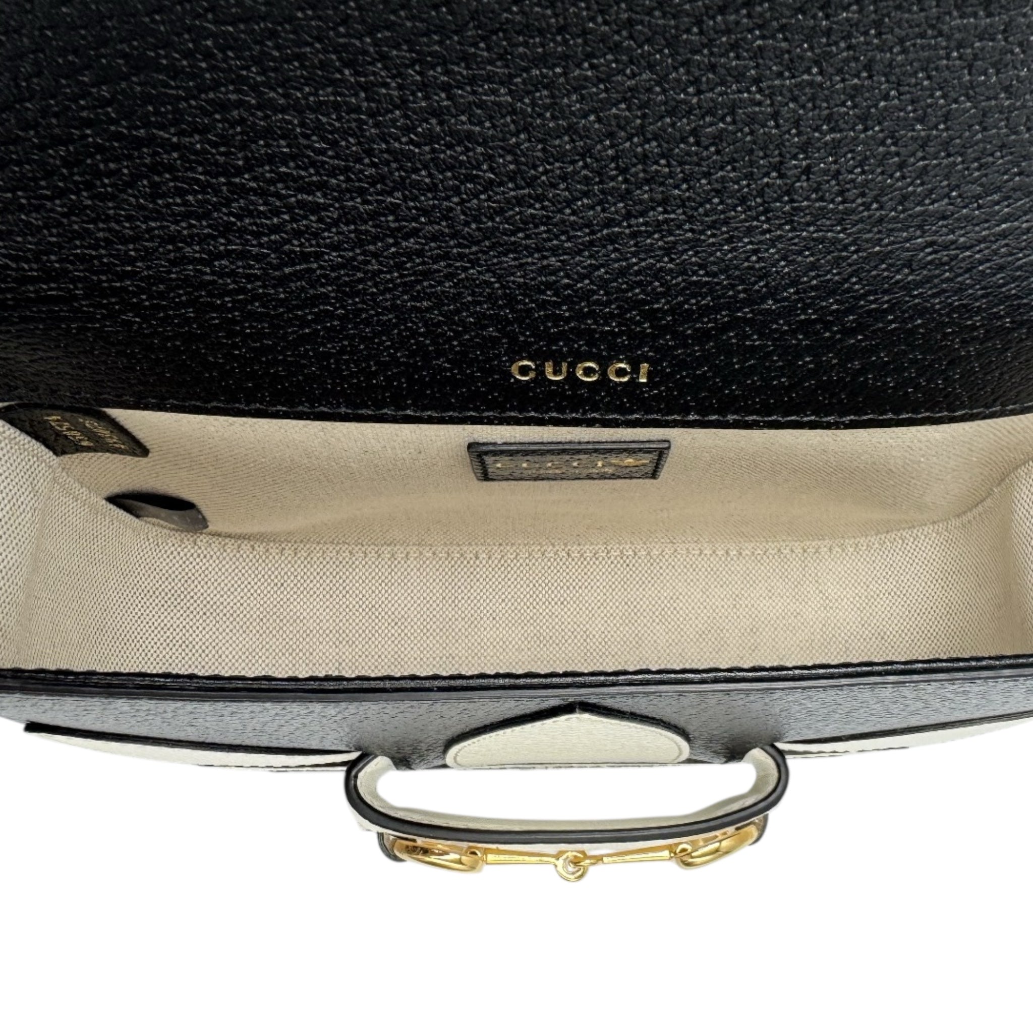 Gucci x Adidas Black Horsebit 1955 Shoulder Bag