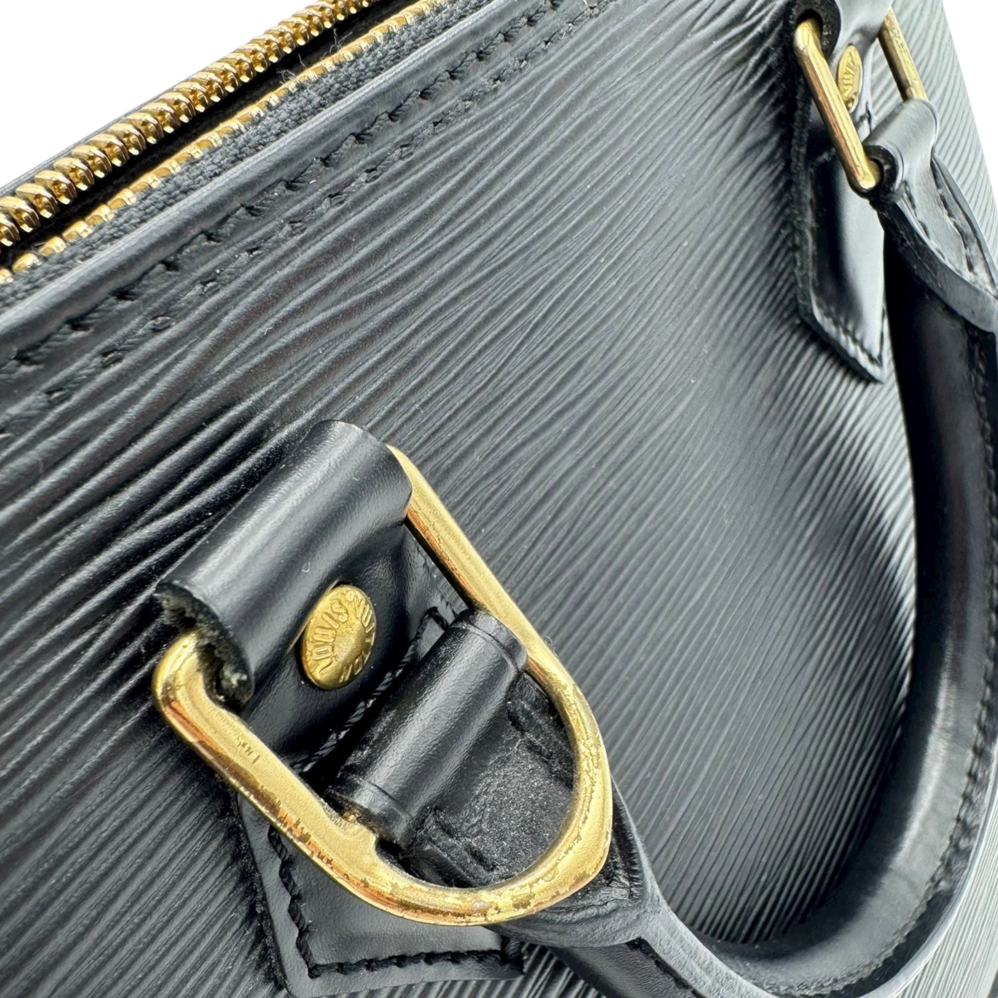 Louis Vuitton Alma PM Black Epi