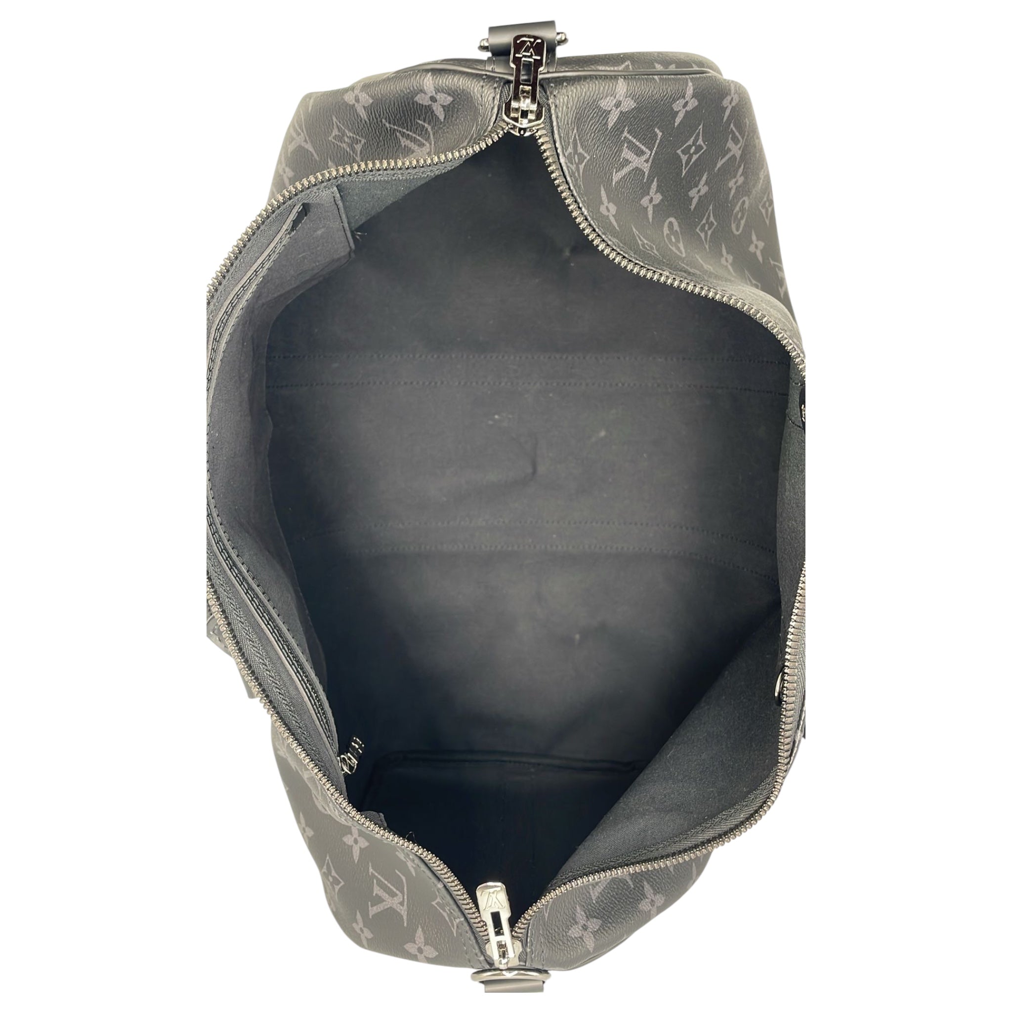 Louis Vuitton Keepall 45 Bandoulière Black Monogram Eclipse