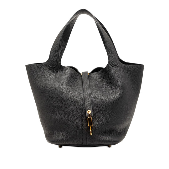 Hermès Picotin Lock 22 Black Clemence