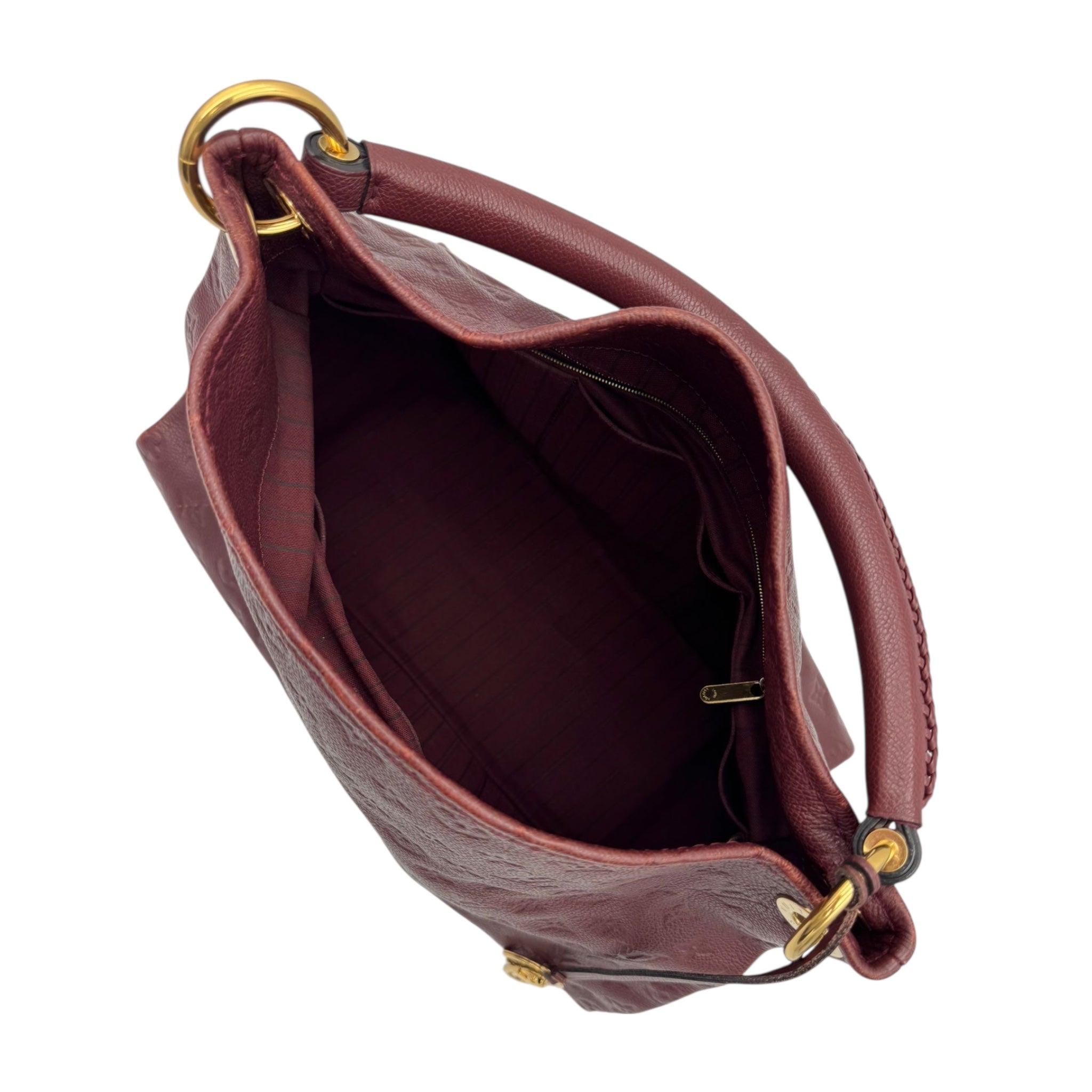 Louis Vuitton Artsy MM Aurore Red Monogram Empreinte