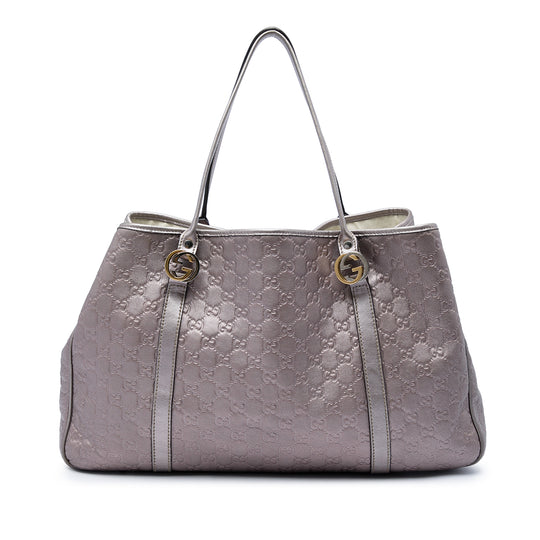 Gucci Guccissima Twins Large Purple Calfskin