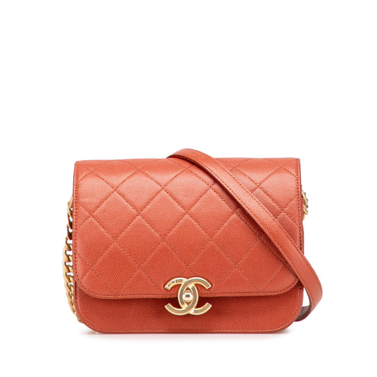 Chanel Classic Single Flap Mini Red Caviar